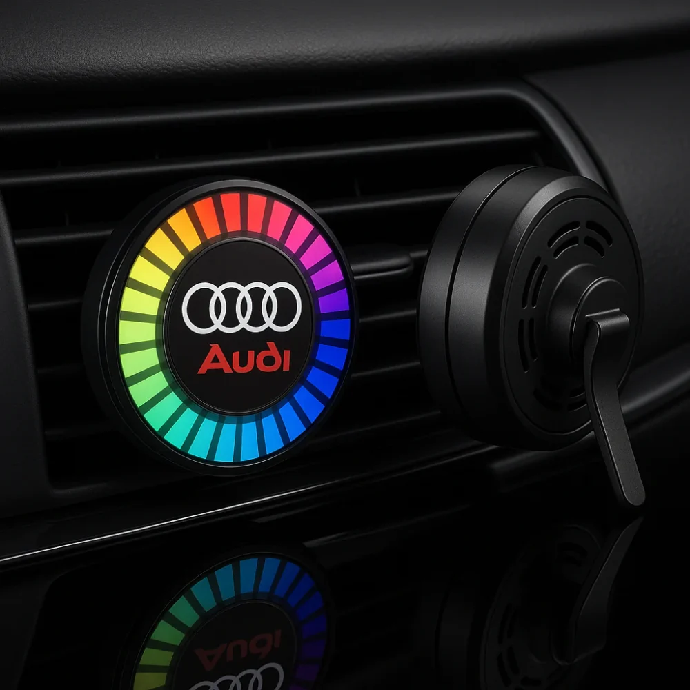 Musical rhythm LED car light with logo (with aroma diffuser) - Image 3