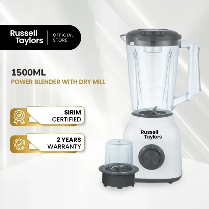 Russell Taylors Power Blender with Dry Mill (1.5L) TB2