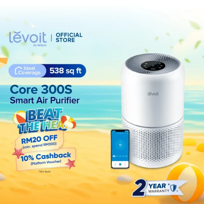 Levoit Core 300S Smart Air Purifier Hepa Filter With Smart App Control